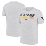 West Virginia Nike Dri-Fit Velocity Baseball Tee